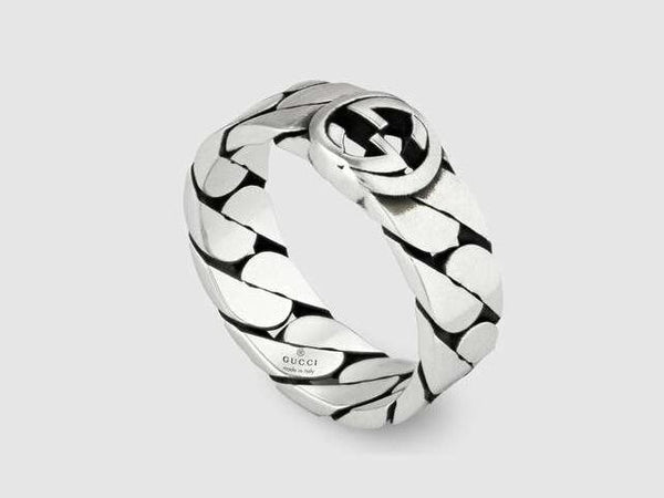 Wide Interlocking G Ring