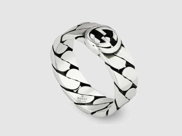 Wide Interlocking G Ring