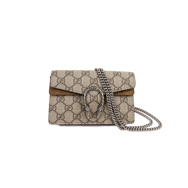 Pre-Owned Gucci Dionysus GG Supreme Super Mini