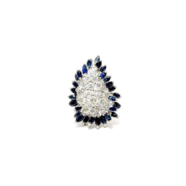 Pre-Owned Diamond and Sapphire Ring