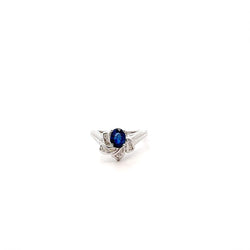 Pre-Owned Sapphire & Diamond Ring