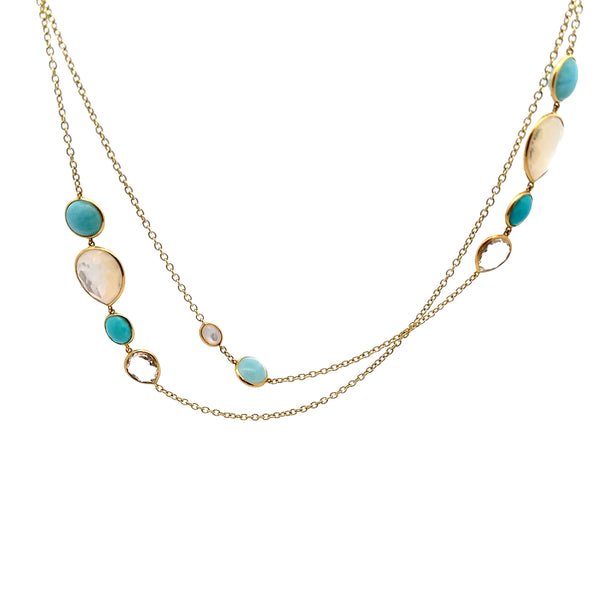 Pre-Owned Ippolita Gelato Mix Gem Necklace