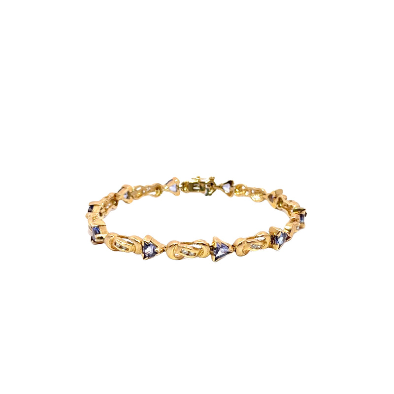 Pre-Owned Tanzanite and Diamond Bracelet