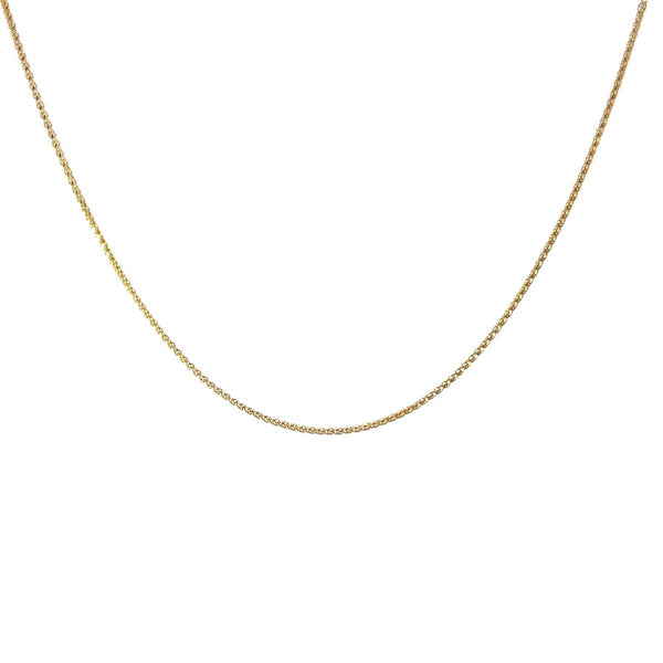 Pre-Owned Yellow Gold Wheat Chain