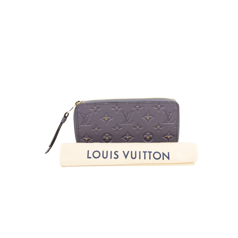 Pre-Owned Louis Vuitton Empreinte Studded Zippy Wallet