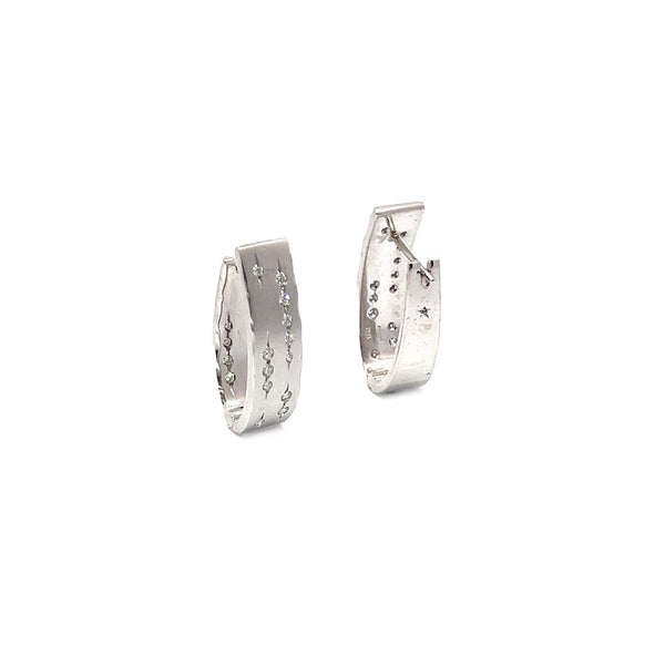 Pre-Owned Diamond Hoop Earrings