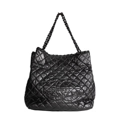 Pre-Owned Chanel Metallic Aged Calfskin Chain Me Tote