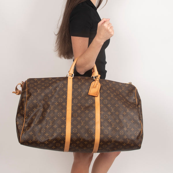 Pre-Owned Louis Vuitton Monogram Keepall Bandouliere 60