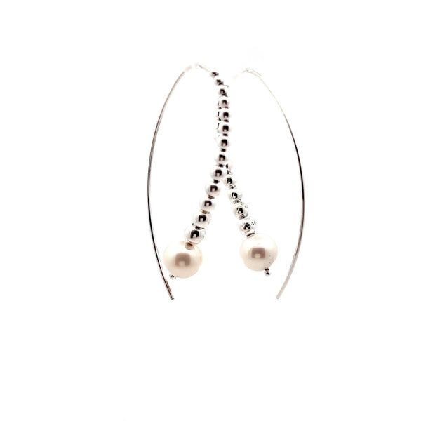 Pre-Owned Lagos Freashwater Pearl Signature Caviar Earrings