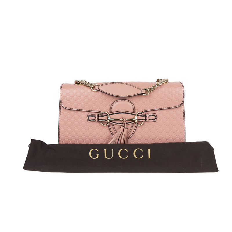 Pre-Owned Gucci Emily Medium Chain Shoulder Bag