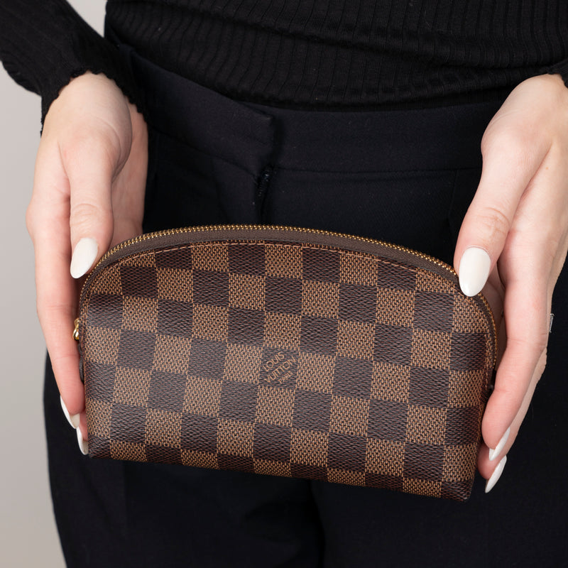 Pre-Owned Louis Vuitton Damier Ebene Cosmetic Pouch