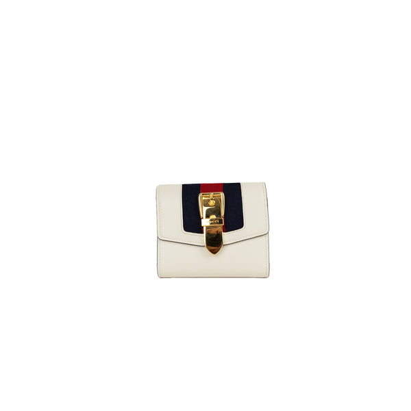 Pre-Owned Gucci Sylvie Compact Wallet