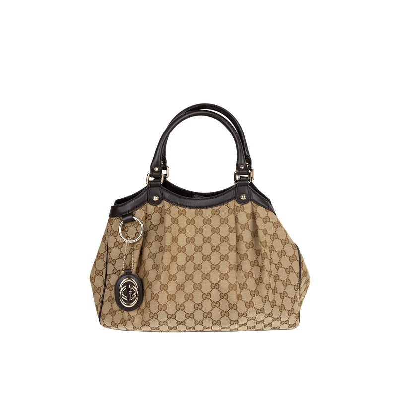 Pre-Owned Gucci GG Canvas Sukey Hobo