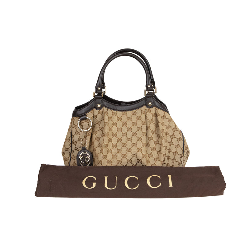 Pre-Owned Gucci GG Canvas Sukey Hobo