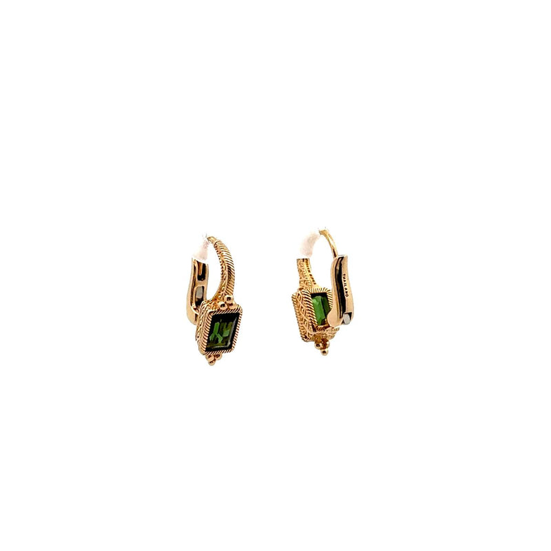 Pre-Owned Judith Ripka Tourmaline Earrings