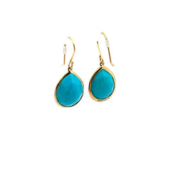 Pre-Owned Ippolita Turquoise Teardrop Earrings