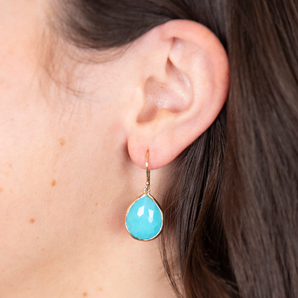 Pre-Owned Ippolita Turquoise Teardrop Earrings