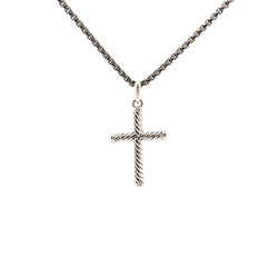 Pre-Owned David Yurman Cable Cross Pendant