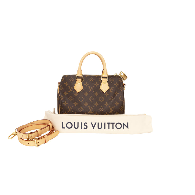 Pre-Owned Louis Vuitton Monogram Speedy Bandouliere 25