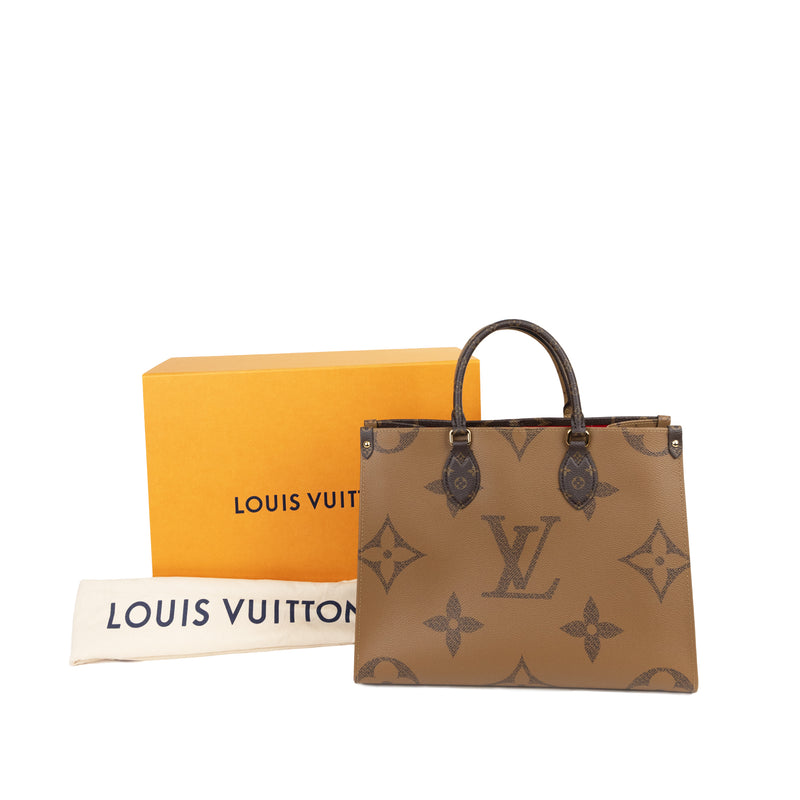 Pre-Owned Louis Vuitton Reverse Monogram OnTheGo MM