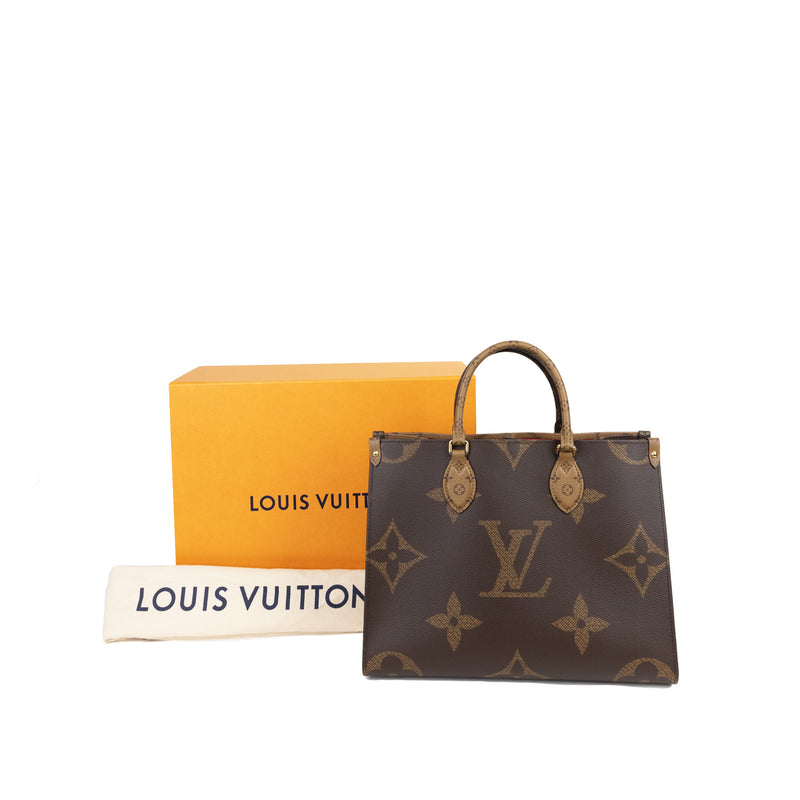 Pre-Owned Louis Vuitton Reverse Monogram OnTheGo MM