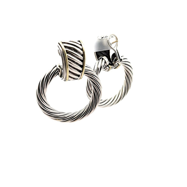 Pre-Owned David Yurman Thoroughbred Doorknocker Earrings