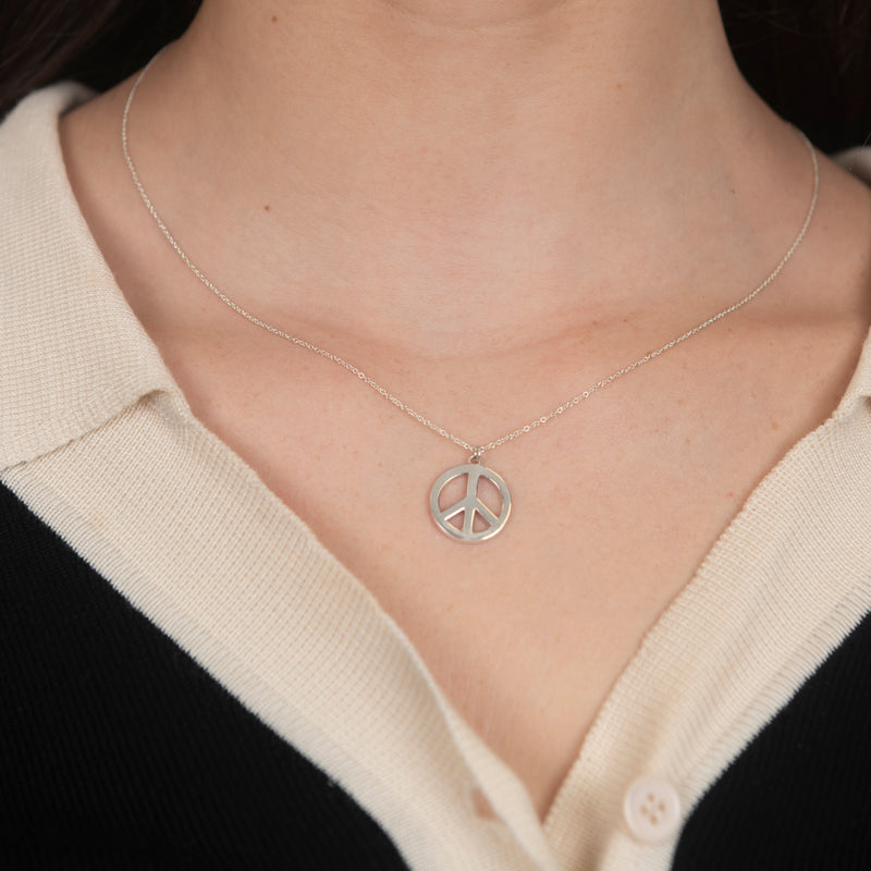 Pre-Owned Tiffany & Co. Peace Sign Pendant