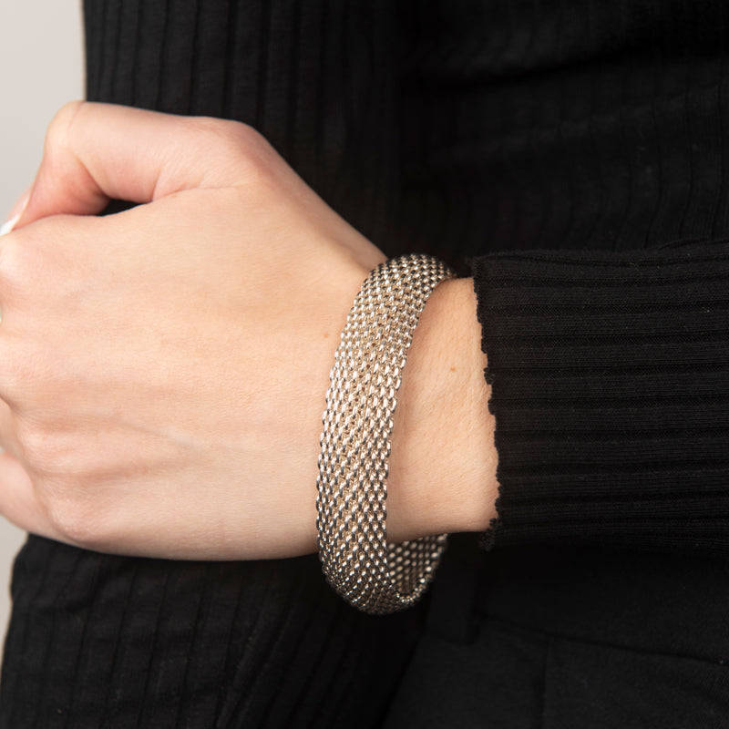 Pre-Owned Tiffany & Co. Somerset Mesh Bracelet