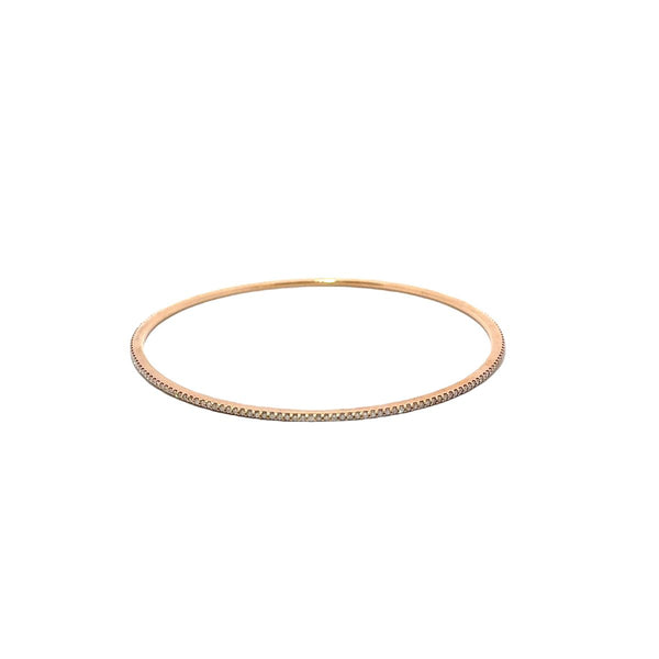 Michael Werdiger Rose Gold Diamond Bangle