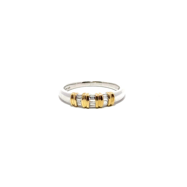 Michael Werdiger Two-Tone Diamond Band