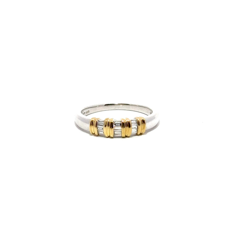 Michael Werdiger Two-Tone Diamond Band