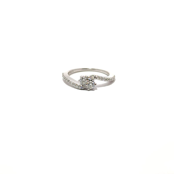 Michael Werdiger Diamond Bypass Ring