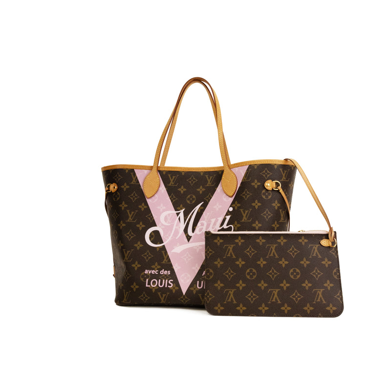 Pre-Owned Louis Vuitton Limited Edition Maui Cities V Neverfull