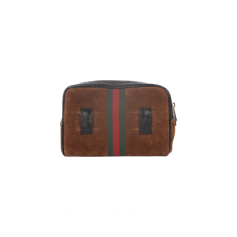 Pre-Owned Gucci Ophidia Suede Belt Bag