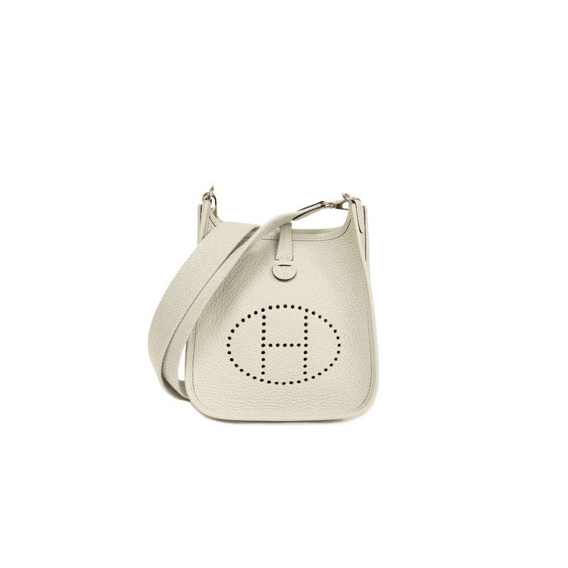 Pre-Owned Hermes Evelyne TPM Gris Neve