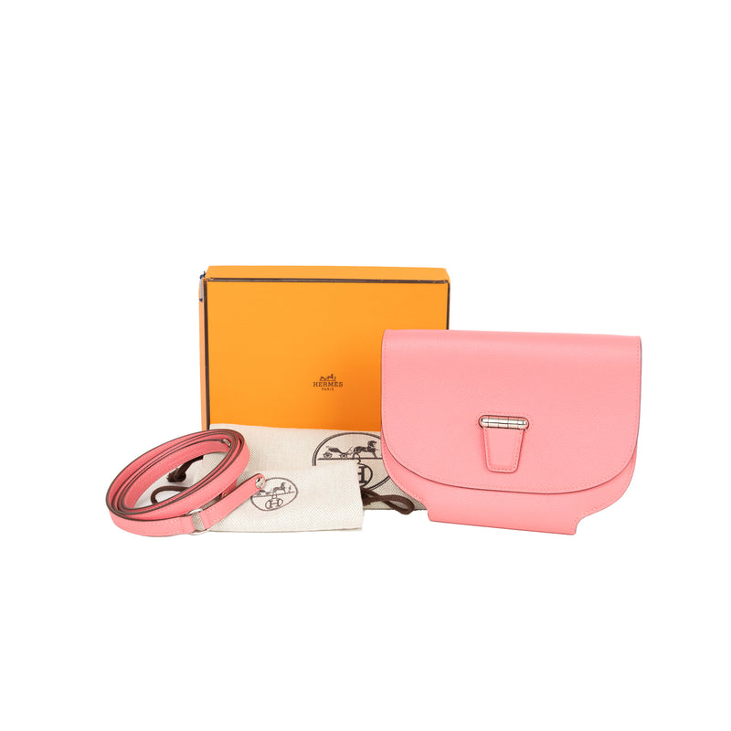 Pre-Owned Hermes Evercolor Mini Convoyeur II Rose Azalee