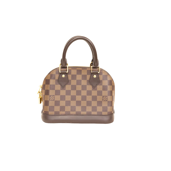 Pre-Owned Louis Vuitton Damier Ebene Alma BB