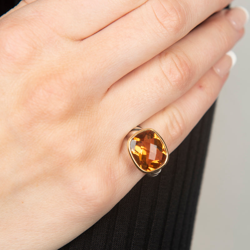 Pre-Owned David Yurman Citrine Noblesse Ring