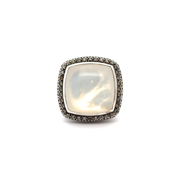 Pre-Owned David Yurman Moon Quartz Albion Ring