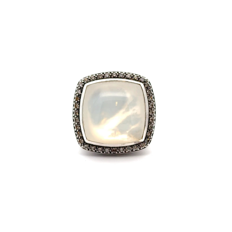 Pre-Owned David Yurman Moon Quartz Albion Ring