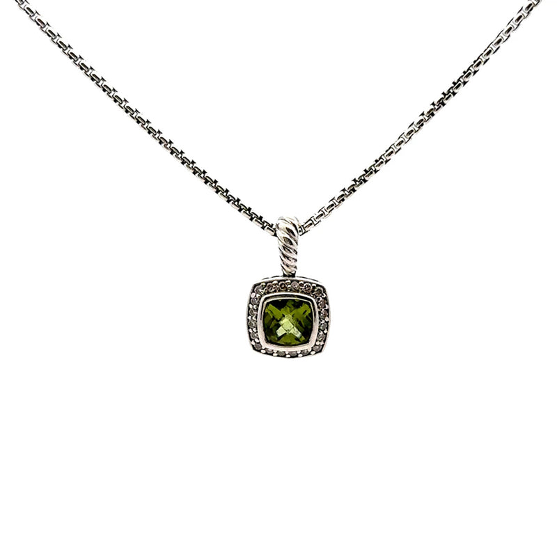 Pre-Owned David Yurman Peridot Petite Albion Necklace