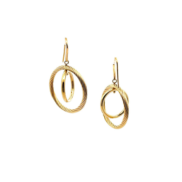 Pre-Owned David Yurman Mobile Circle Drop Earrings