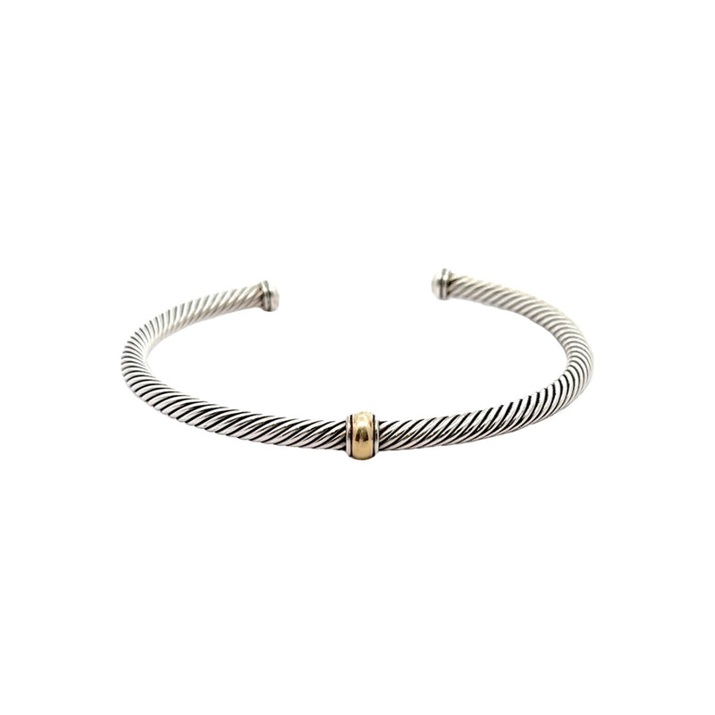 Pre-Owned David Yurman Cable Classic Station Cuff