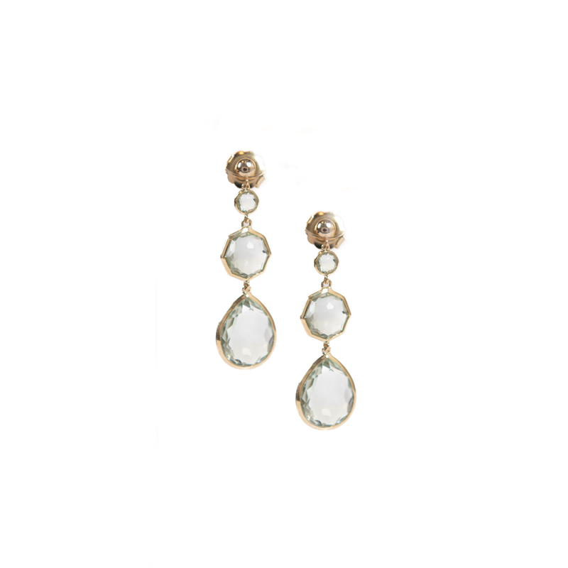 Pre-Owned Ippolita Prasiolite Crazy 8 Earrings