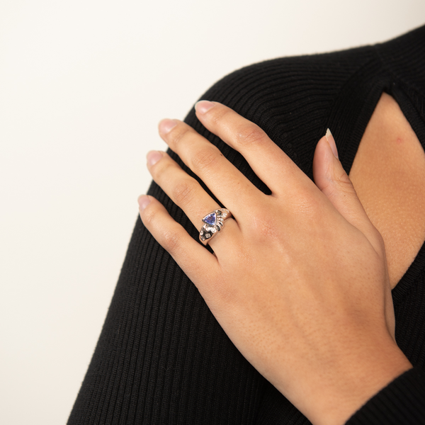 Pre-Owned Tanzanite and Diamond Ring