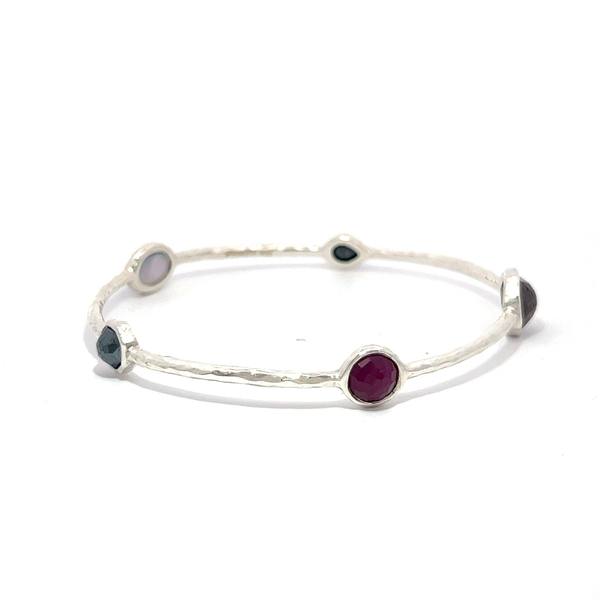 Pre-Owned Ippolita Quartz 5 Stone Bangle