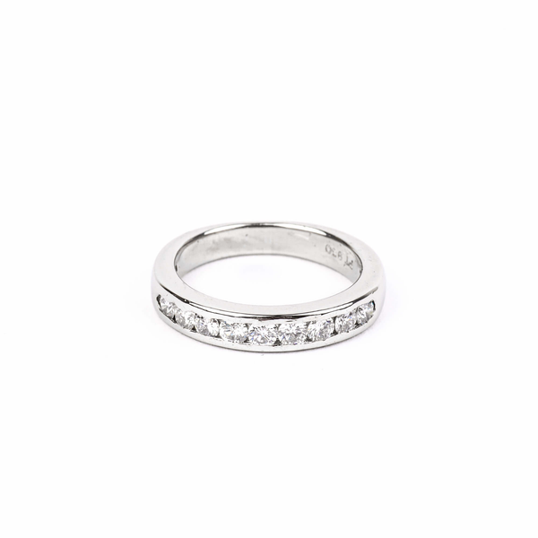 Pre-Owned Diamond Platinum Diamond Band