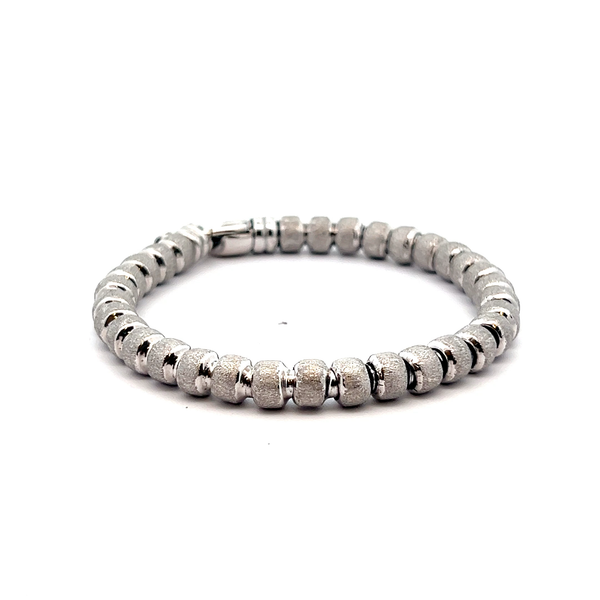 Pre-Owned Brushed Bead Bracelet