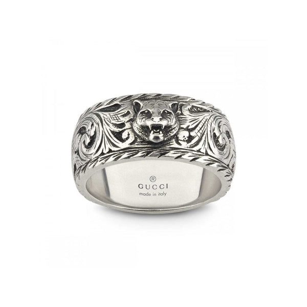 Gucci Garden Aureco Silver Gatto Ring