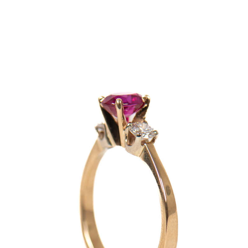 Pre-Owned Ruby and Diamond Ring